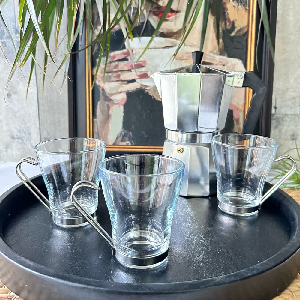 🌴 Bormioli Rocco Cappuccino Cups | Set of Three
